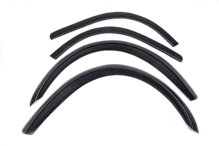Накладки на арки (4 шт, черные) Черная нержавейка для Mercedes Vito W638 1996-2003 гг