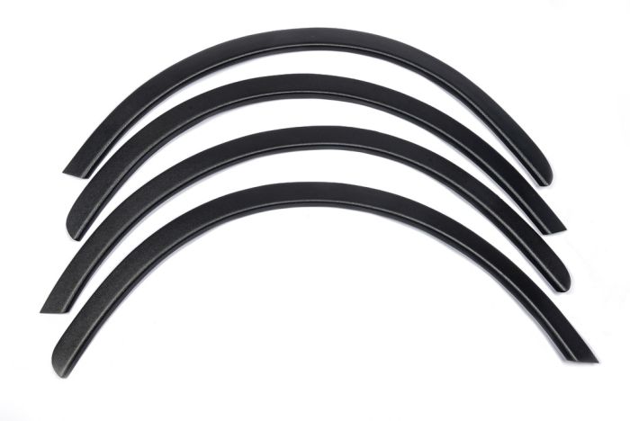 Накладки на арки (4 шт, черные) Металлические для Skoda Fabia 2000-2007 гг