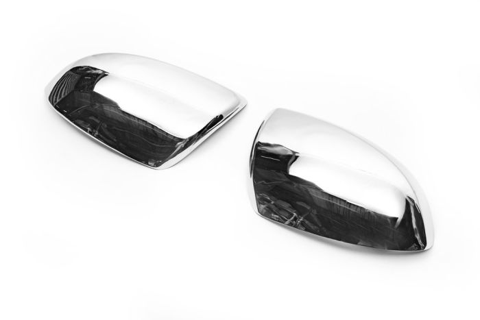 Накладки на зеркала (2 шт) Полированная нержавейка для Mazda 3 2009-2013 гг