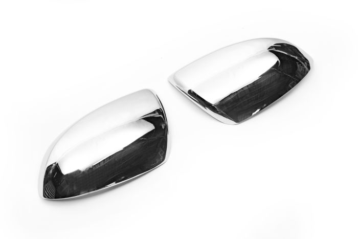 Накладки на зеркала (2 шт) Полированная нержавейка для Mazda 3 2009-2013 гг