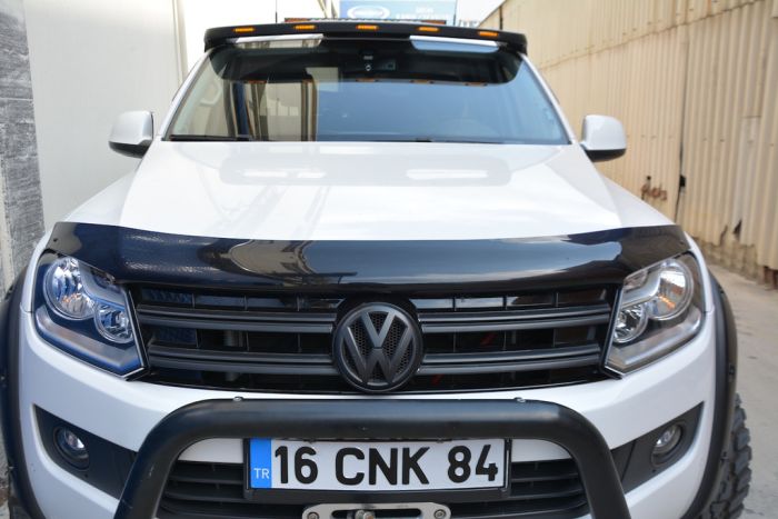 Дефлектор капота (EuroCap) для Volkswagen Amarok 2010-2022 гг