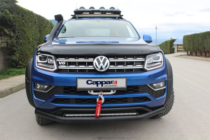 Дефлектор капота (EuroCap) для Volkswagen Amarok 2010-2022 гг