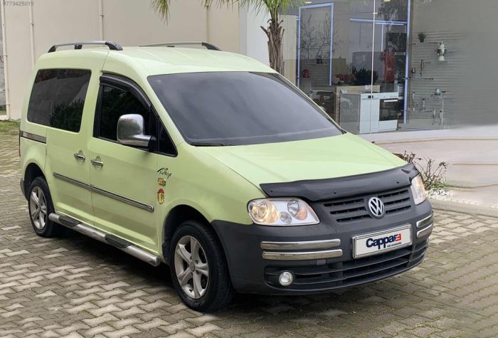 Дефлектор капота (EuroCap) для Volkswagen Caddy 2004-2010 гг