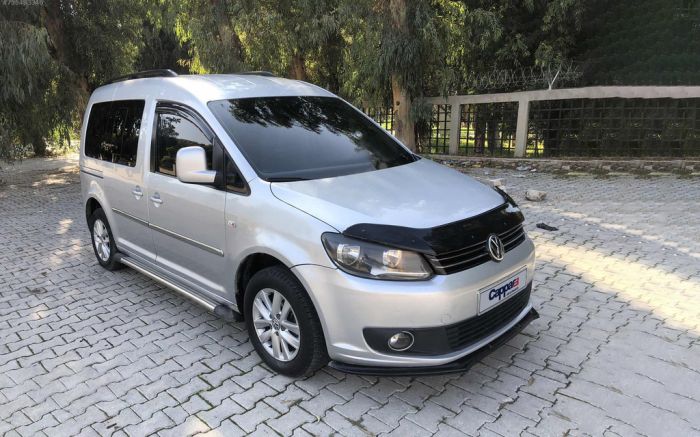 Дефлектор капота (EuroCap) для Volkswagen Caddy 2010-2015 гг