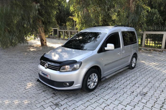 Дефлектор капота (EuroCap) для Volkswagen Caddy 2010-2015 гг