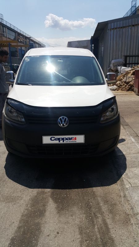 Дефлектор капота (EuroCap) для Volkswagen Caddy 2010-2015 гг