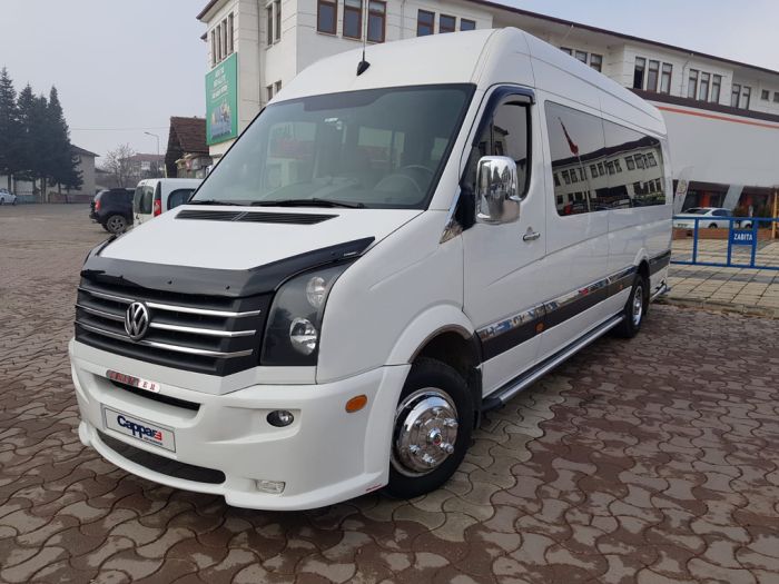 Дефлектор капота 2006-2024, 2011-2024 (EuroCap) для Volkswagen Crafter 2006-2017 гг