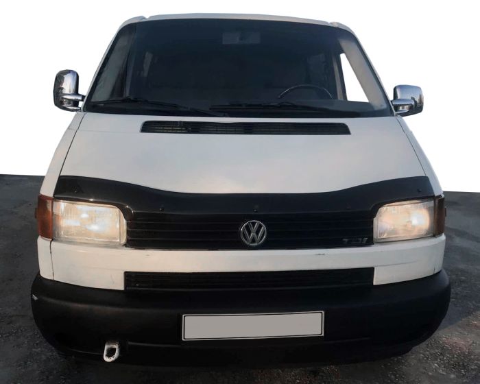 Дефлектор капота (прямые фары) (EuroCap V1) для Volkswagen T4 Caravelle/Multivan