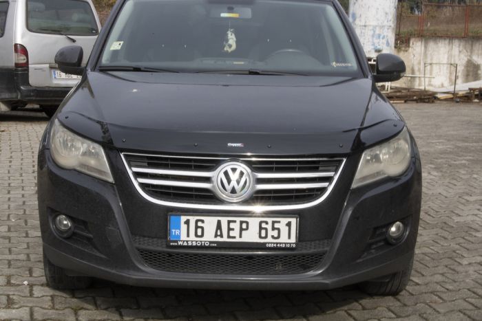 Дефлектор капота (EuroCap) для Volkswagen Tiguan 2007-2016 гг