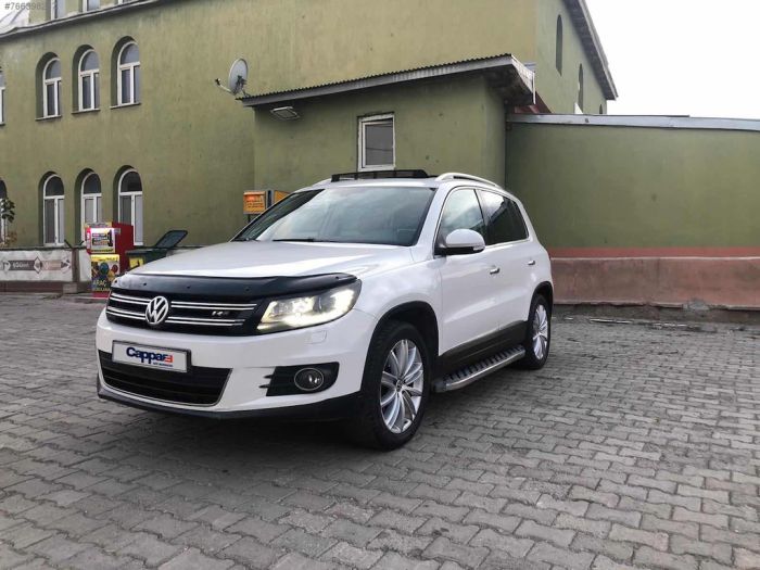 Дефлектор капота (EuroCap) для Volkswagen Tiguan 2007-2016 гг