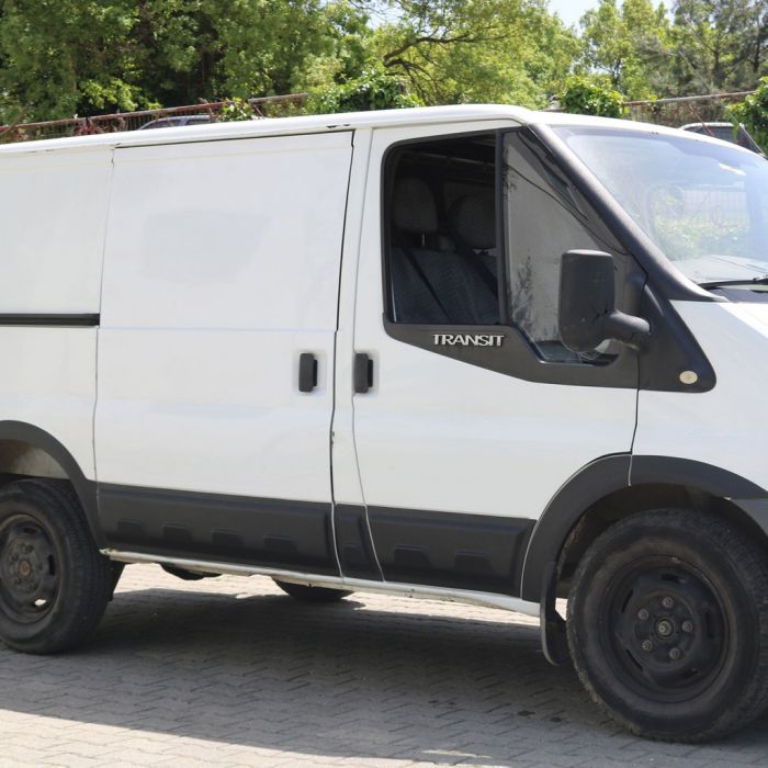 Молдинг двери EuroCap (6 шт, ABS, короткая база) для Ford Transit 2000-2014 гг