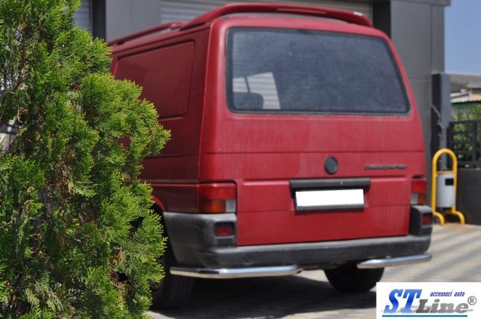 Задние уголки AK003 (2 шт, нерж) для Volkswagen T4 Caravelle/Multivan