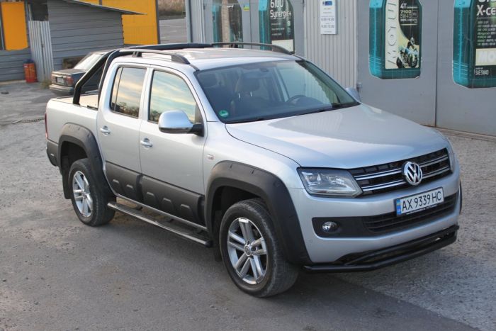 Молдинг на дверь OmsaLine (6 шт, ABS) для Volkswagen Amarok 2010-2022 гг