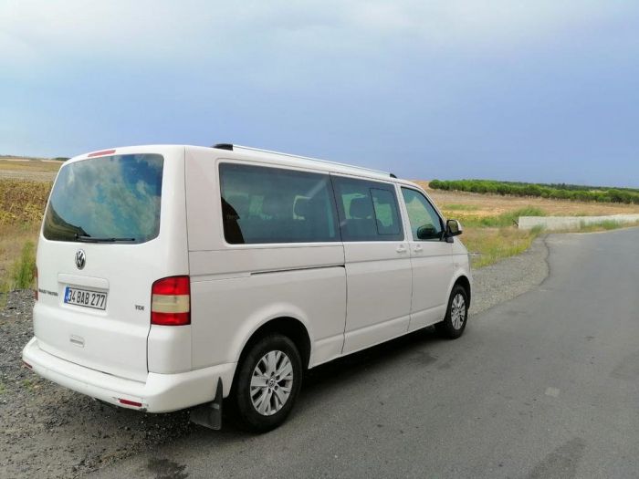 Интегрированные рейлинги (хром) Короткая база для Volkswagen T5 Transporter 2003-2010 гг