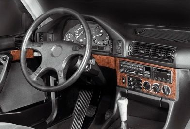 Накладки на панель Титан для BMW 5 серия E-34 1988-1995 гг