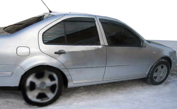 Ветровики (4 шт, HIC) для Volkswagen Bora 1998-2004 гг