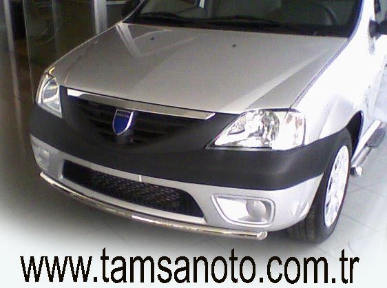 Передняя нижняя труба ST008 (нерж.) 60 мм для Dacia Logan MCV 2004-2014 гг