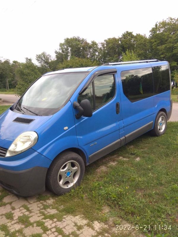 Ветровики (2 шт, Sunplex Sport) для Opel Vivaro 2001-2015 гг