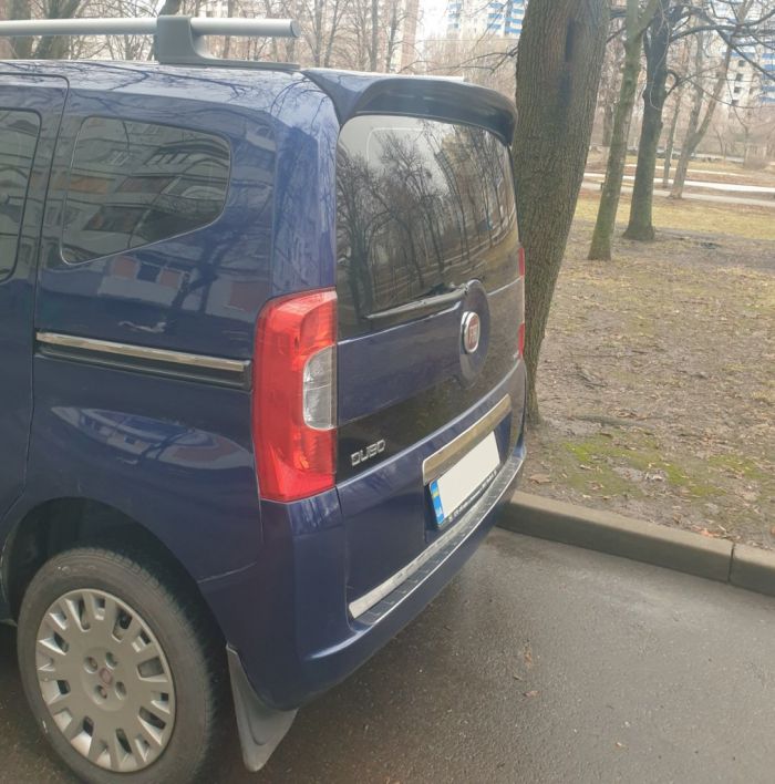 Накладки на задний бампер Carmos (нерж.) для Peugeot Bipper 2008-2024 гг