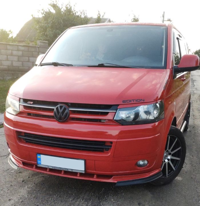 Ресницы для фар (2 шт, под покраску) для Volkswagen T5 2010-2015 гг