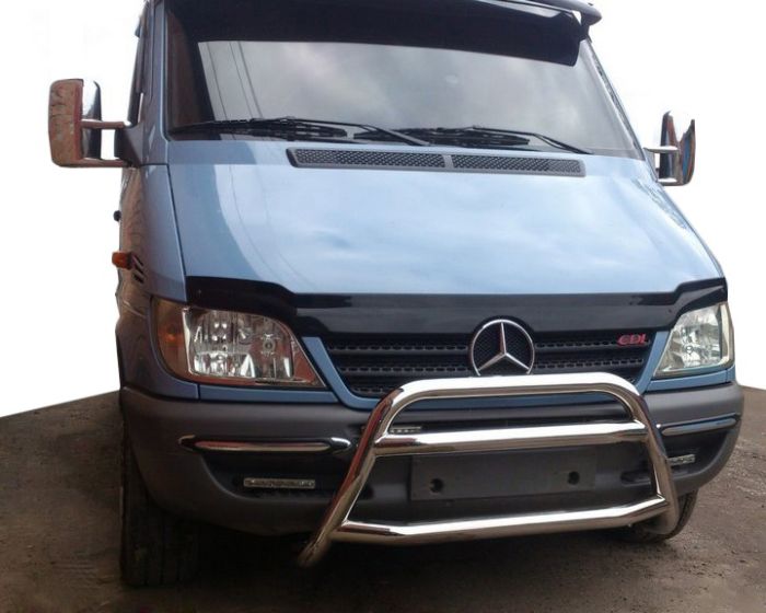 Кенгурятник WT022 (нерж.) для Mercedes Sprinter 1995-2006 гг