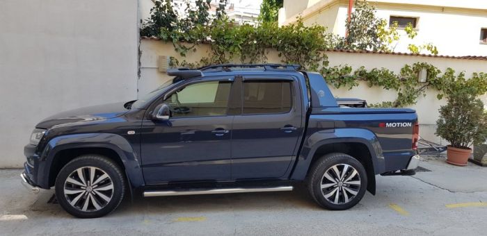 Боковые трубы (2 шт, нерж) 60мм для Volkswagen Amarok 2010-2022 гг