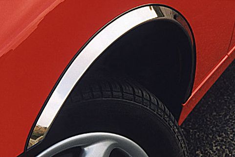 Накладки на арки (4 шт, нерж) для Nissan Almera N16 2000-2006 гг