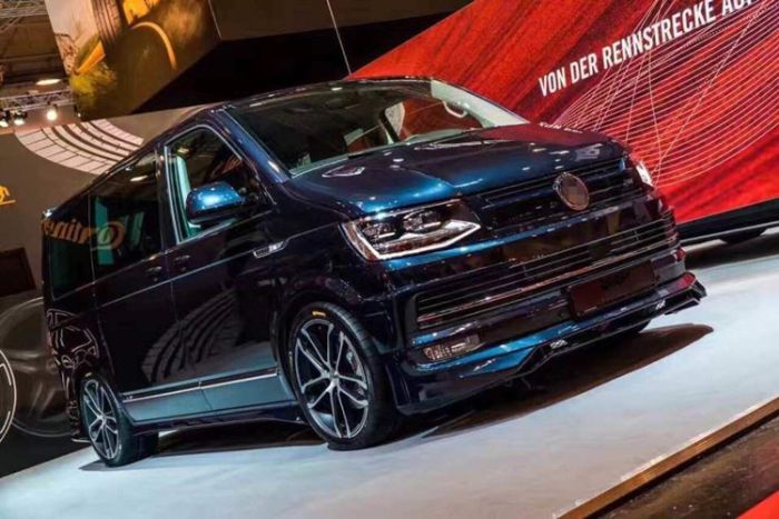 Накладка на передний бампер ABT Original 2015-2018 (под покраску) для Volkswagen T6 2015-2024, 2019-2024 гг