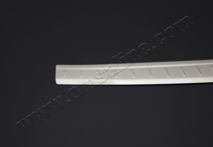Накладка на задний бампер OmsaLine (нерж) для Ауди A3 2012-2020 гг