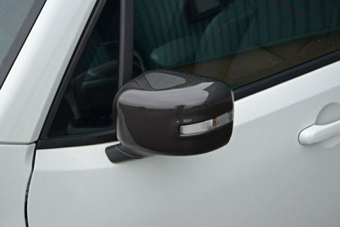 Накладки на зеркала (2 шт., карбон) для Jeep Renegade
