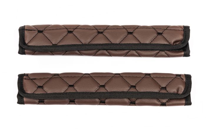 Накидка на ремни безопасности ECO (2 шт, коричневые)