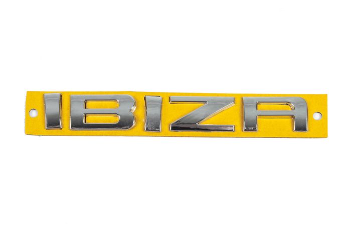 Надпись Ibiza (125 мм на 18мм) для Seat Ibiza 1993-2002 гг
