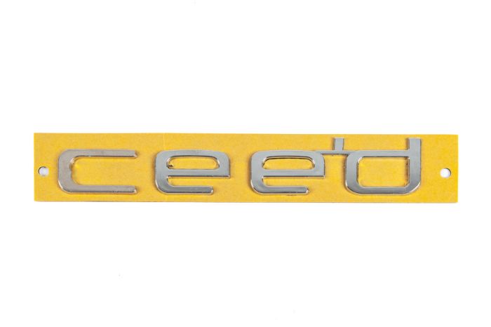 Надпись Ceed 86320-A2200 (25мм на 151мм) для Kia Ceed 2012-2018 гг