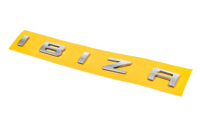 Надпись Ibiza 6L6853687A (275мм на 25мм) для Seat Ibiza 2017-2024 гг