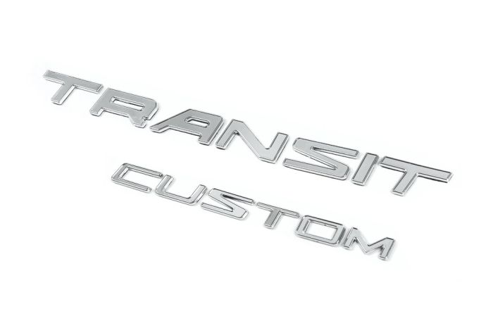 Надпись Transit Custom (270 на 50 мм) для Ford Custom 2013-2024 гг