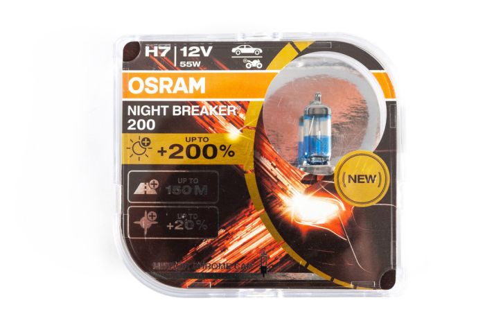 Лампа головного света Osram H7 55W Night Breaker -2024200% 64210nb200