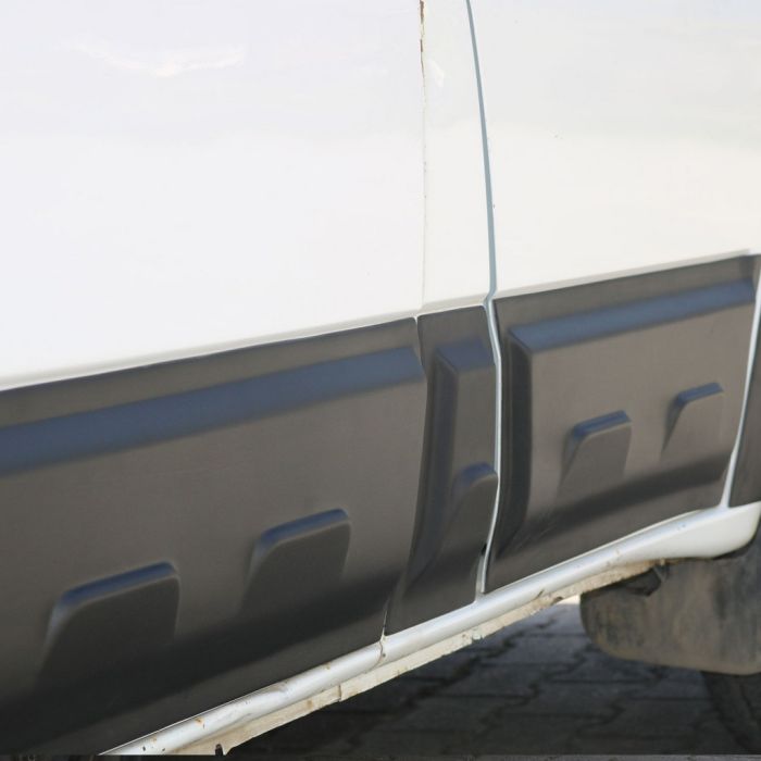 Молдинг двери EuroCap (6 шт, ABS, короткая база) для Ford Transit 2000-2014 гг