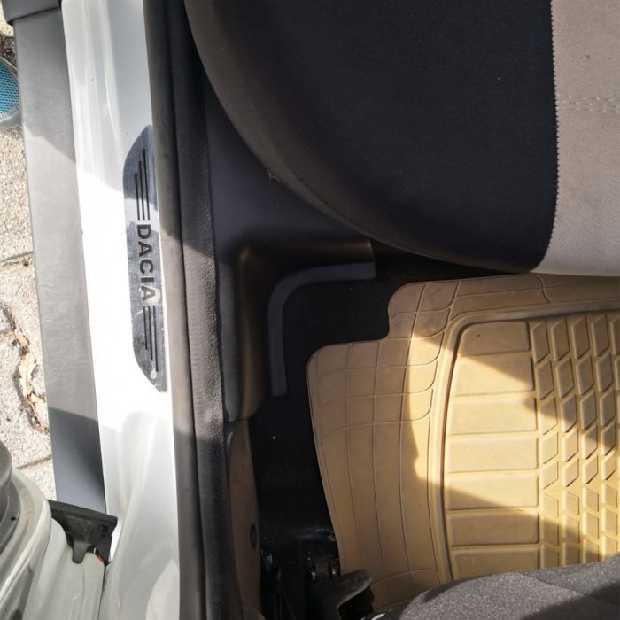 Накладки на внутренние пороги EuroCap (5 шт, ABS) для Dacia Duster 2008-2018 гг