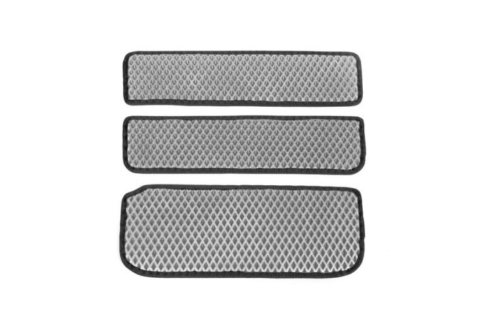 Коврики на пороги (3 шт, EVA, Серый) для Nissan Primastar 2002-2014 гг