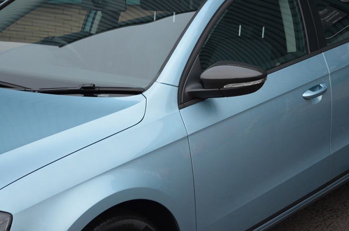 Накладки на зеркала (2 шт, натуральный карбон) для Volkswagen Scirocco