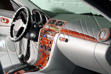 Накладки на панель Титан для Mazda 3 2003-2009 гг