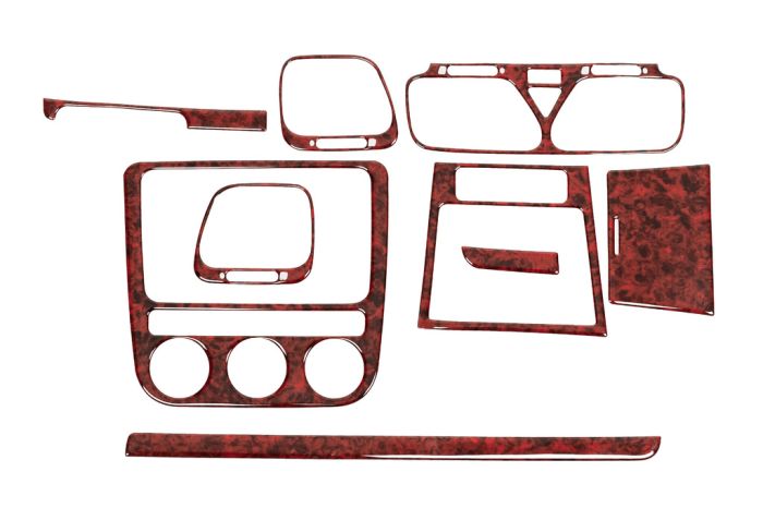 Накладки на панель Титан для Volkswagen EOS 2006-2011 гг