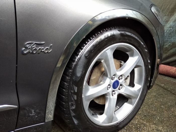 Накладки на арки (4 шт, нерж) для Ford Mondeo 2014-2019 гг