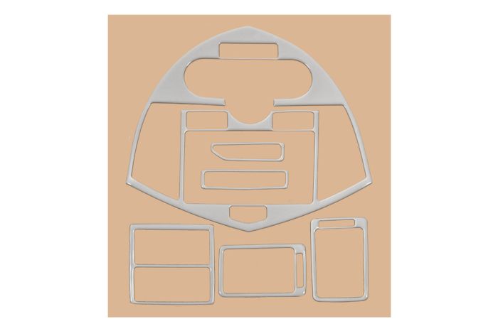 Накладки на панель (2002-2006) Титан для Kia Carens