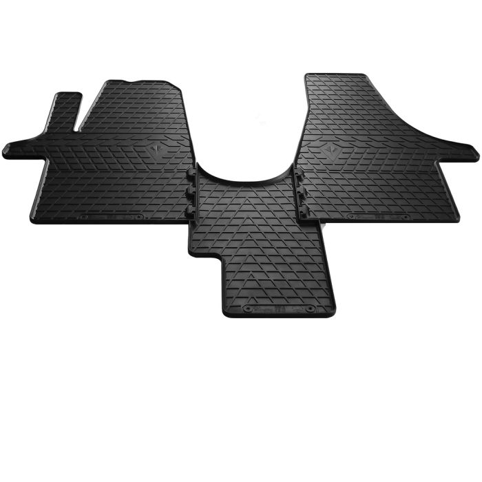 Резиновые коврики (3 шт, Stingray) На сиденья 2-20241 для Volkswagen T6 2015-2024,