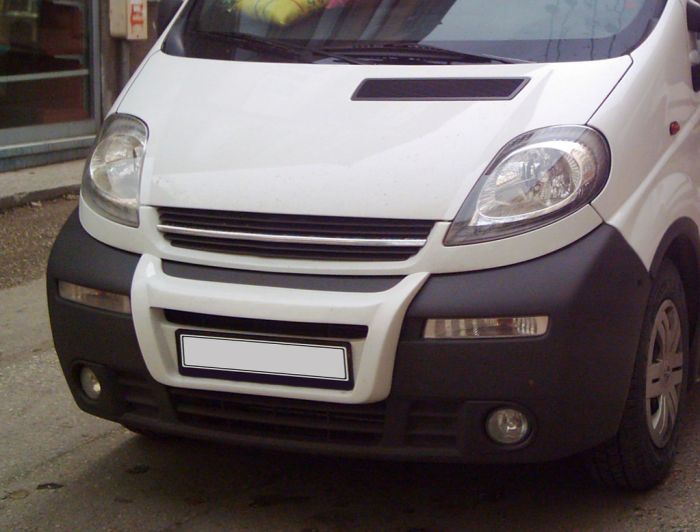 Передняя губа (2001-2006 под покраску) для Opel Vivaro