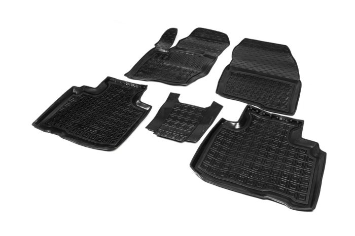 Резиновые коврики с бортом 2016-2024 (Autogumm) для Ford Edge