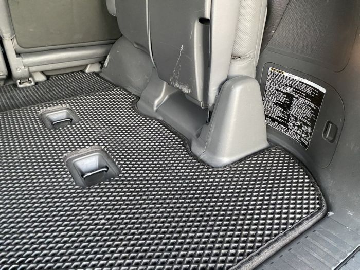 Коврик багажника 2 шт (EVA, 7 мест, черный) для Lexus LX570 / 450d