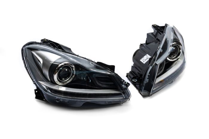 Передняя оптика LED (2011-2015, 2 шт) для Mercedes C-class W204