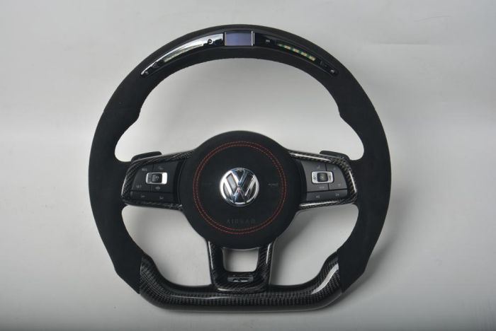 Руль (карбон -2024 Led индикация) для Volkswagen Golf 6
